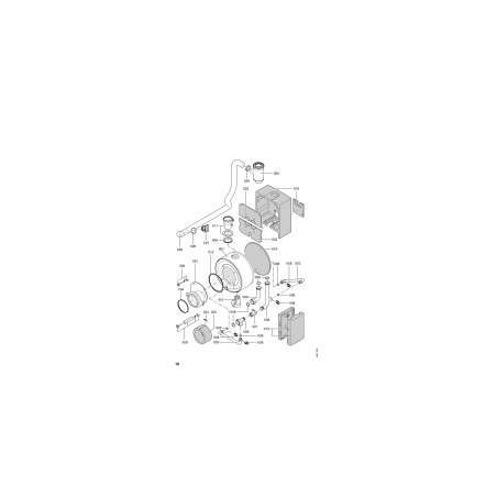 Pièce détachée Viessmann Echangeur n° 7825930 Pièce détachée Viessmann Echangeur n° 7825930