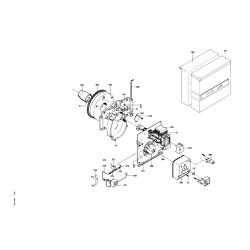 Pièce détachée Viessmann BRULEUR FIOUL 22kW n° 7218301