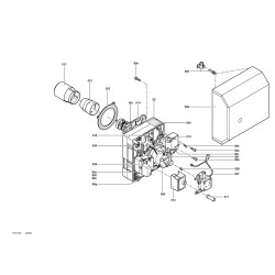 Pièce détachée Viessmann Brûleur Fioul Caloflame 200 18kW n° 7159950