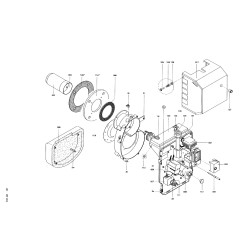 Pièce détachée Viessmann Bruleur gaz unit RL4/RK412 n° 7259814