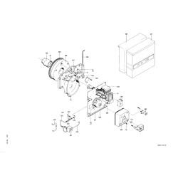 Pièce détachée Viessmann Bruleur Mazout Unit 18-23 kW Nb avec n° 72...