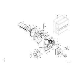 Pièce détachée Viessmann Bruleur Mazout Unit 22-30 kW avec n° 7218622