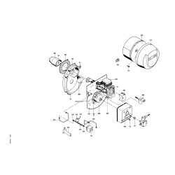 Pièce détachée Viessmann Bruleur Mazout Unit Brn/Bra 2 n° 7218802