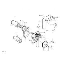 Pièce détachée Viessmann Bruleur Proflame 22kW n° 7259017