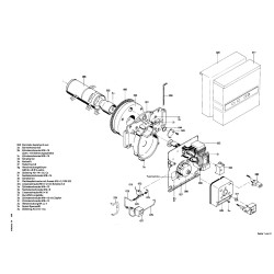 Pièce détachée Viessmann Bruleur Unit 42 KW Avec n° 7218815