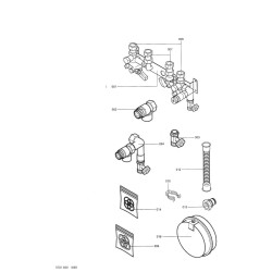 Cadre de montage avec vase expansion
