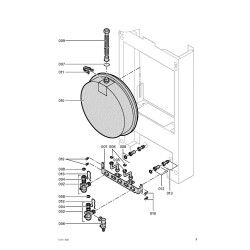 Pièce détachée Viessmann CADRE DE MONTAGE SIMPLE SERVICE n° Z001880