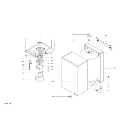 Pièce détachée Viessmann Corps boiler Vitocell-W 100 n° 7265224