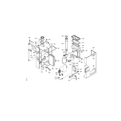 Pièce détachée Viessmann Corps chaud. WB 1 24kW Combi n° 7158235