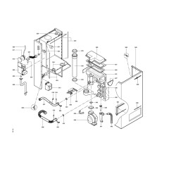 Pièce détachée Viessmann Corps chaud. WB14 gaz naturel 8-24 kW n° 7...