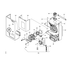 Pièce détachée Viessmann Corps chaud. WB2 24kW combi FLG n° 7159001