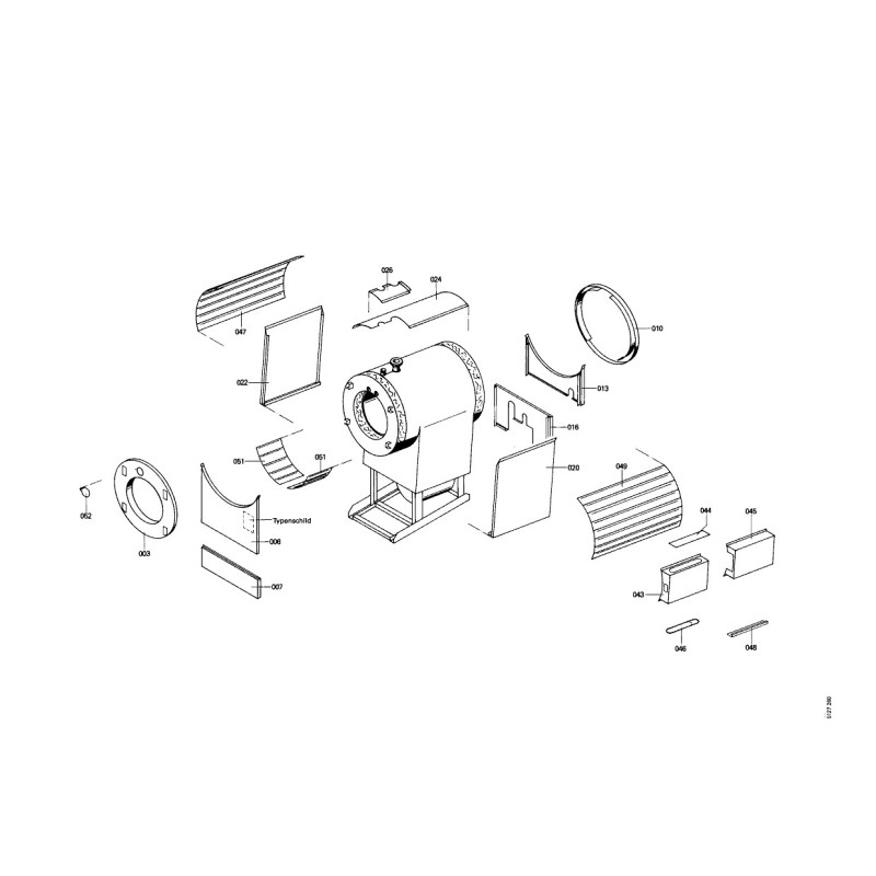 Pièce détachée Viessmann Corps Chaud.-Vertomat VSB13 n° 7307018