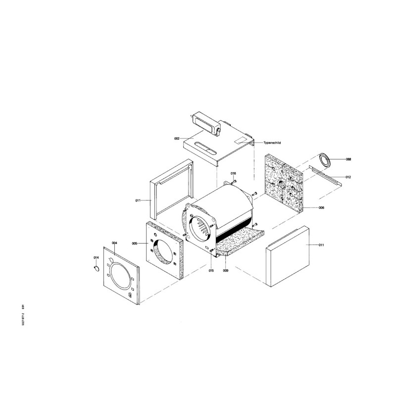 Pièce détachée Viessmann Corps Chaud.NE-58 58-67 kW N N n° 7307756