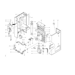 Pièce détachée Viessmann Corps chaud.WB1 avec ECS 8-24kW n° 7520801