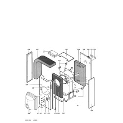 Pièce détachée Viessmann Corps chaudière CV3 65 kW n° 7226079