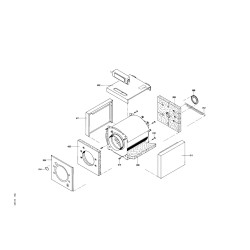 Pièce détachée Viessmann Corps Chaudiere NEA/NFA/NGA18 n° 7309971