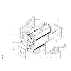 Pièce détachée Viessmann CORPS CHAUDIERE PS089 n° 7337712