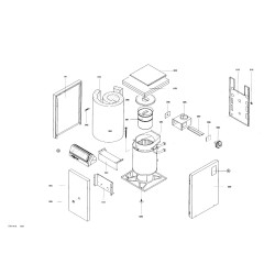 Pièce détachée Viessmann corps chaudière rtf23 gaz n° 7518401