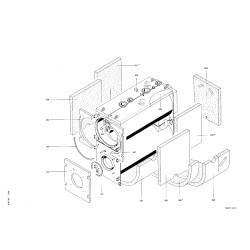 Pièce détachée Viessmann Corps chaudière ZN037 n° 7516912