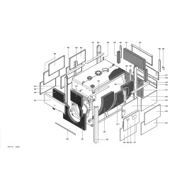 Pièce détachée Viessmann CORPS DE CHAUDIÈRE ED145 n° 7324546