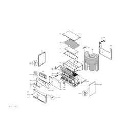 Pièce détachée Viessmann Corps de chaudière GS1 120 kW n° 7143302