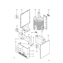 Pièce détachée Viessmann Corps de chaudière GS1 22 kW n° 7143556