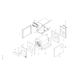 Pièce détachée Viessmann Corps de chaudière VB040 n° 7516783