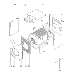 Pièce détachée Viessmann Corps de chaudière VB2A 22 kW n° 7185089