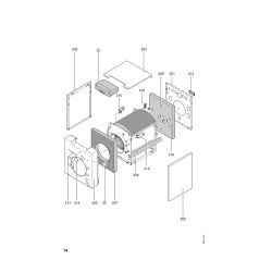 Pièce détachée Viessmann Corps de chaudière Vitola 100 VC1A 40 kW n...