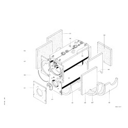 Pièce détachée Viessmann CORPS DE RN 1750 kW n° 7337721