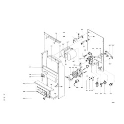 Pièce détachée Viessmann Corps PENDOLA 10,5-18 kw n° 7520500