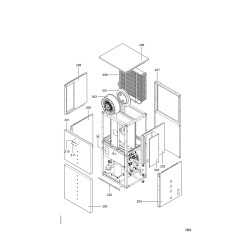 Pièce détachée Viessmann Corps Vitocal 300-A AWC I-M n° 7262729