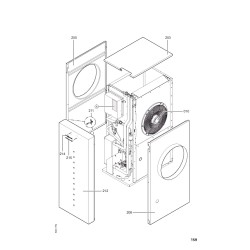 Pièce détachée Viessmann Corps Vitocal 350 AW 120 n° 7190178