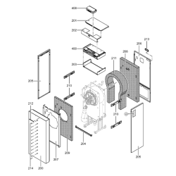 Pièce détachée Viessmann Corps Vitocrossal 300 CU3A 19kW n° 7172823
