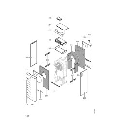 Pièce détachée Viessmann Corps Vitocrossal 300 CU3A 60kW n° 7439245