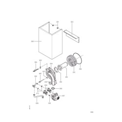 Pièce détachée Viessmann Corps Vitodens 200-W WB2B 80kW n° 7194488