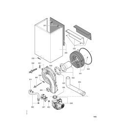 Pièce détachée Viessmann Corps Vitodens 200-W WB2C 45 kW n° 7438087