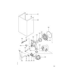 Pièce détachée Viessmann Corps Vitodens 300-W WB3C 26kW IT n° 7246713