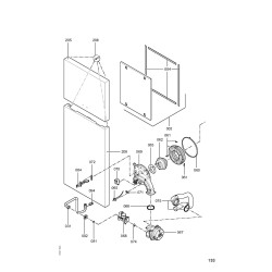 Pièce détachée Viessmann Corps Vitodens 333-F FR3A 26kW n° 7374973