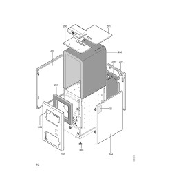 Pièce détachée Viessmann Corps Vitoligno 100 18kW n° 7419251