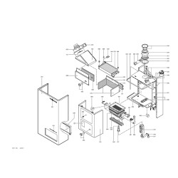 Pièce détachée Viessmann Corps Vitopend 100 double serv. ventouse n...