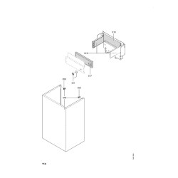 Pièce détachée Viessmann Corps Vitopend 100 simple serv. Cheminée n...