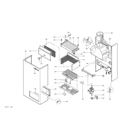 Pièce détachée Viessmann Corps Vitopend 24kW WHE0 n° 7520734