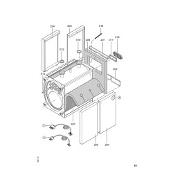 Pièce détachée Viessmann Corps Vitoplex 100 PV1 150kW n° 7184508
