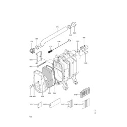 Pièce détachée Viessmann Corps Vitorond 100 VR2B 22kW n° 7194954