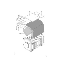 Pièce détachée Viessmann Corps Vitorond 200 VD2A 195kW élém. n° 724...