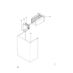 Pièce détachée Viessmann Corps WHSA ventouse 24kW n° 7186934