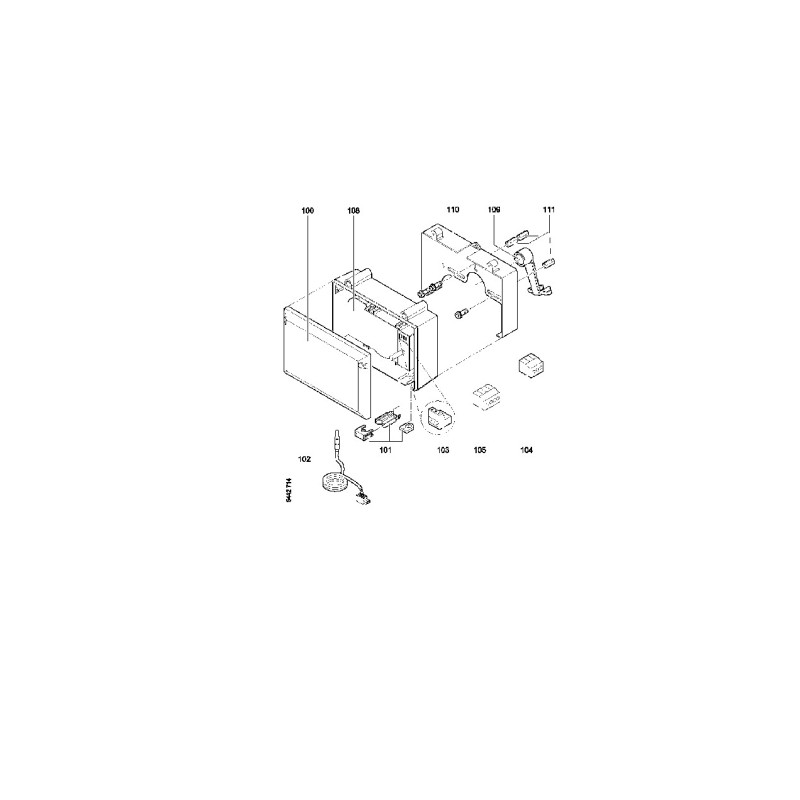 Pièce détachée Viessmann Divicon sans vanne mélangeuse DN 25, R1 n°...