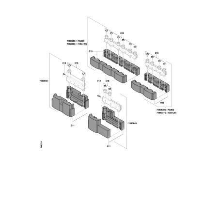 Pièce détachée Viessmann Divicon sans vanne mélangeuse DN 25, R1 n°...