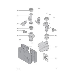 Pièce détachée Viessmann Ens. raccord.p.1 circuit de chauffage n° 7...